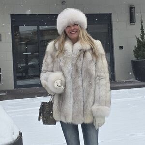 Arctic Fox Fur Coat
